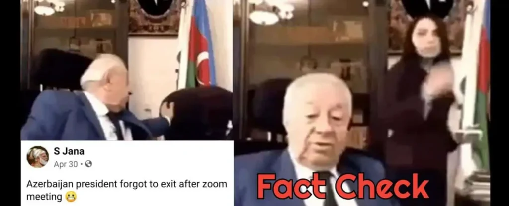 Azerbaijan President touching video