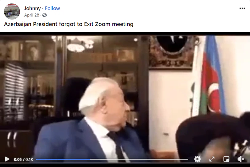 Azerbaijan President touching video leaked