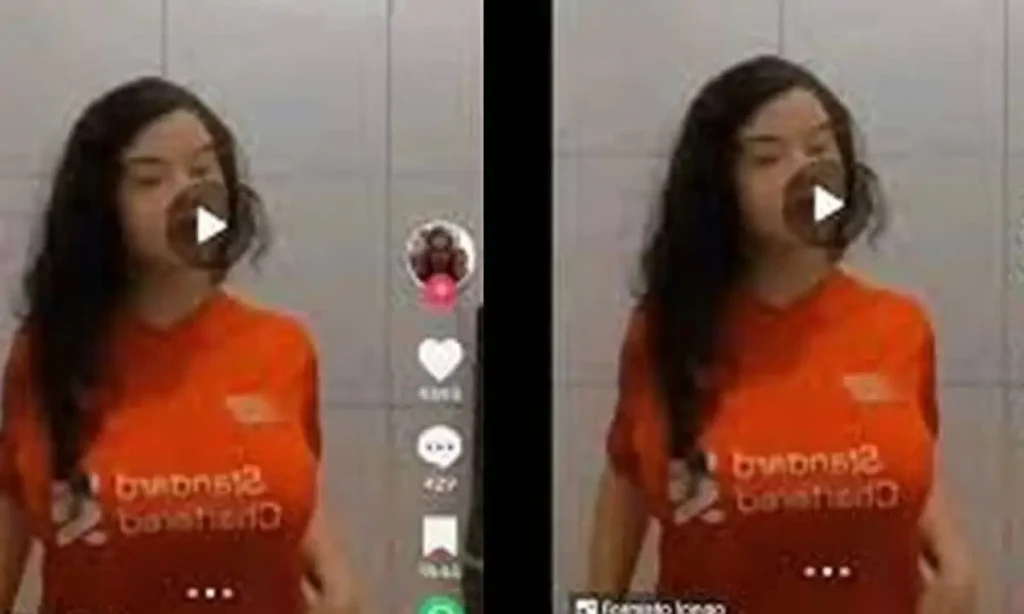 Vídeo completo de garota com camisa do Liverpool