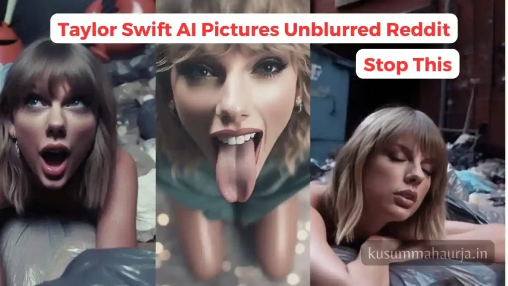 Taylor Swift AI Pictures Unblurred on Twitter