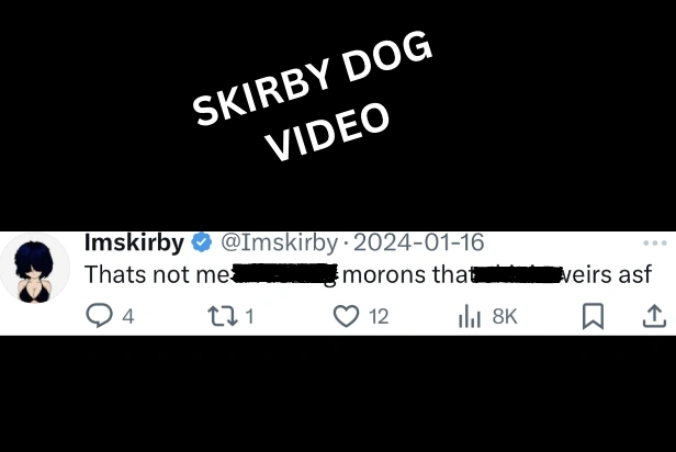 Viral Video of Skirby Dog