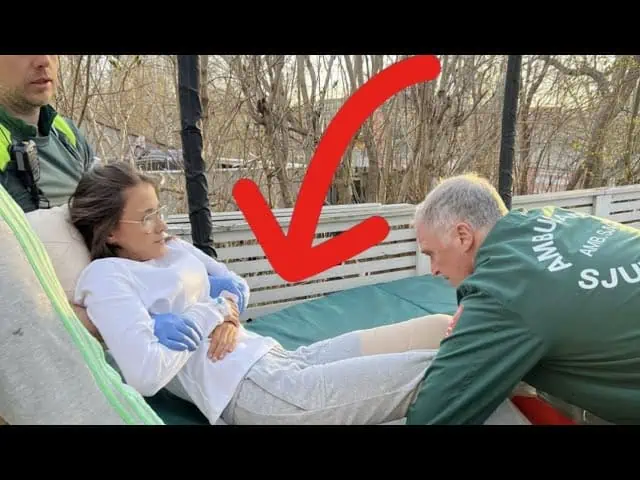 vanessa trampoline accident video