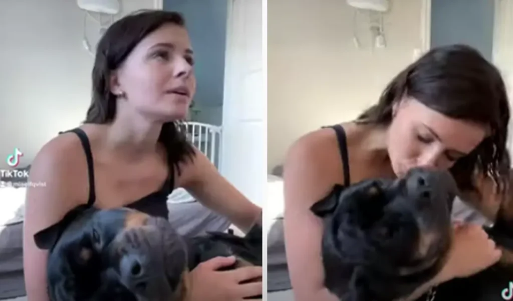 Mujer y Perro Video Viral on Social Media