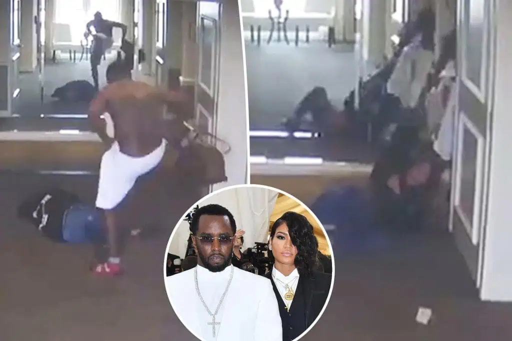 Video of Diddy and Cassie in Hotel